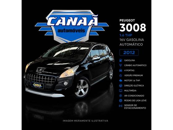 PEUGEOT 3008 1.6 ALLURE THP 16V GASOLINA 4P AUTOMÁTICO PEUGEOT 3008 1.6 ALLURE THP 16V GASOLINA 4P AUTOMÁTICO